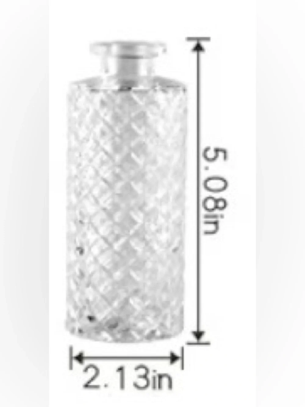 Clear Diamond-Pattern Glass Bud Vase Trio - Home Accents